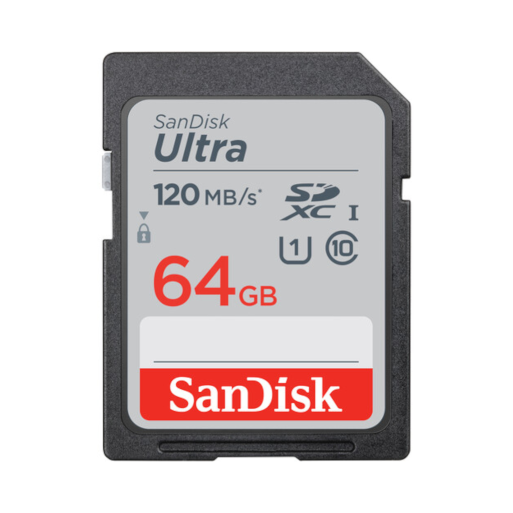 SANDISK SDXC UHS-I 64GB 120MB/S SD Memory Card