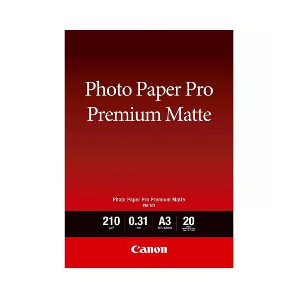 Avantech Malta Canon PM101 Premium Matte Photo Paper A3 20 Sheets