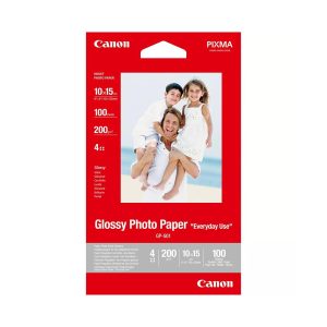 Canon GP-501 Glossy Photo Paper 4"x6" - 100 Sheets