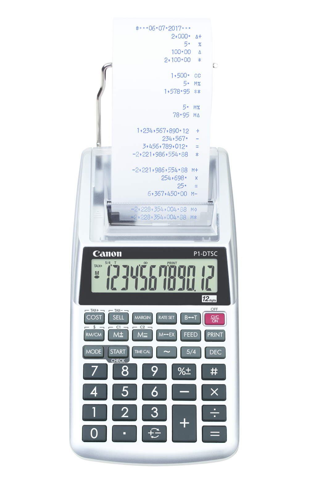 Portable Printing Calculator P1-DTSC