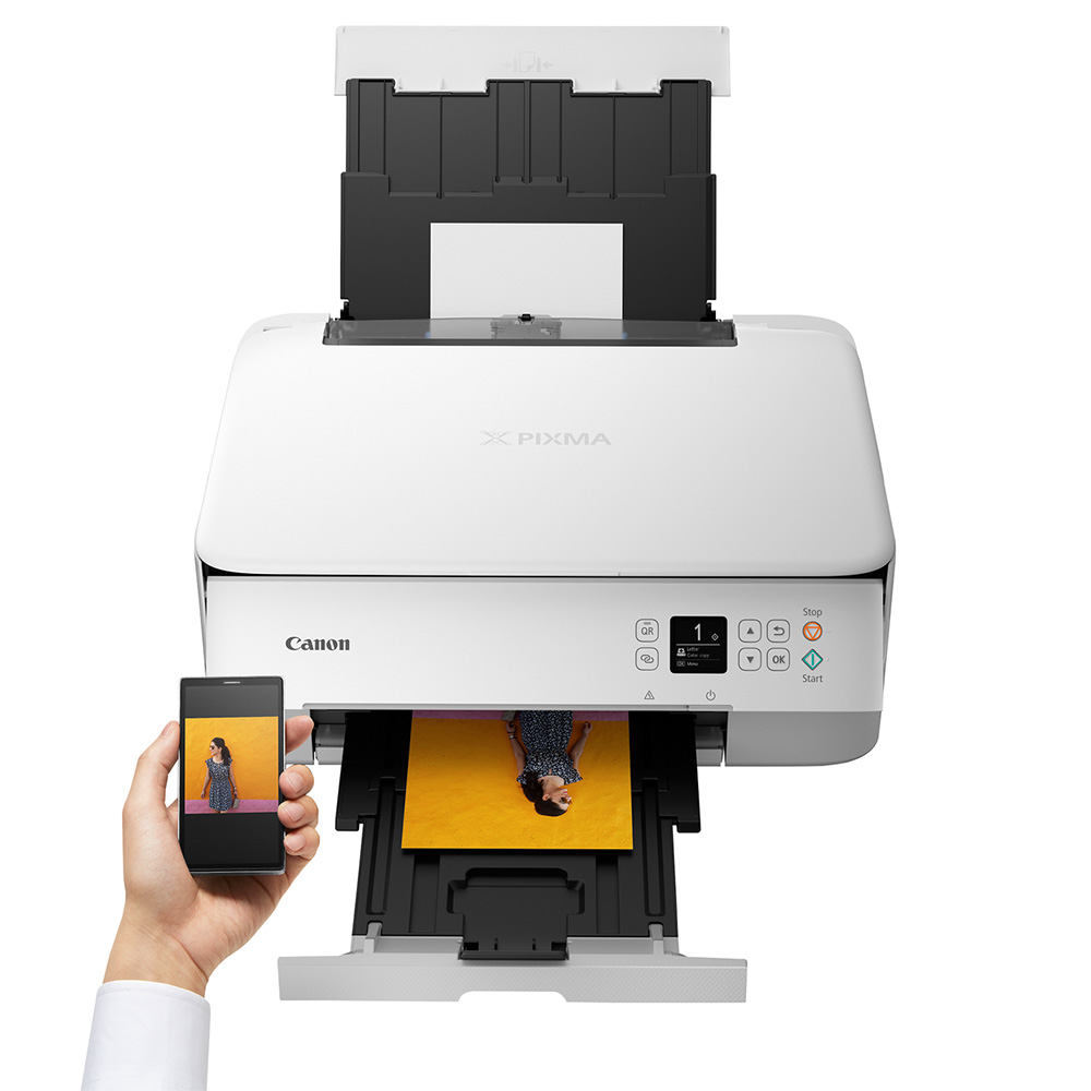 Canon PIXMA TS5351i White Multi-Functional Inkjet Printer - Smartphone printing