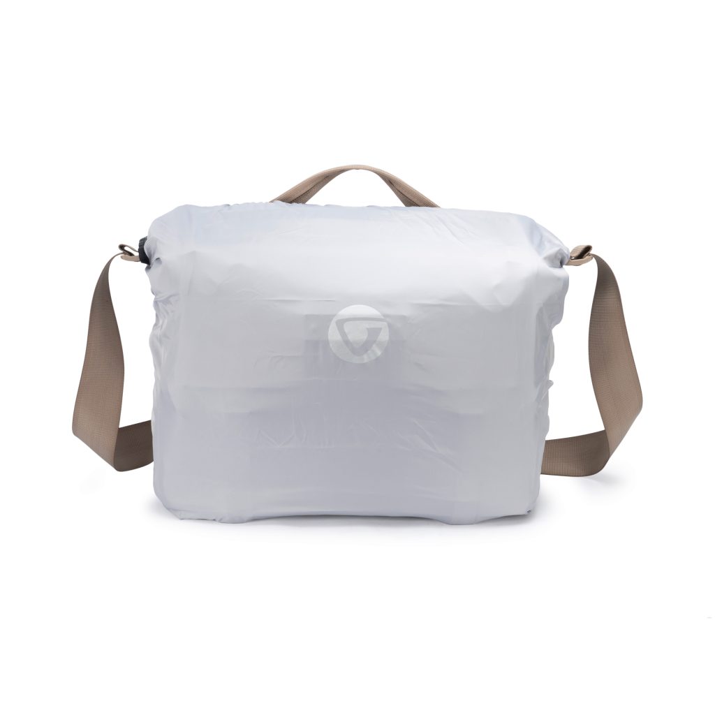 Vanguard VEO Range 38 BG Shoulder Bag – Stone_RainCover