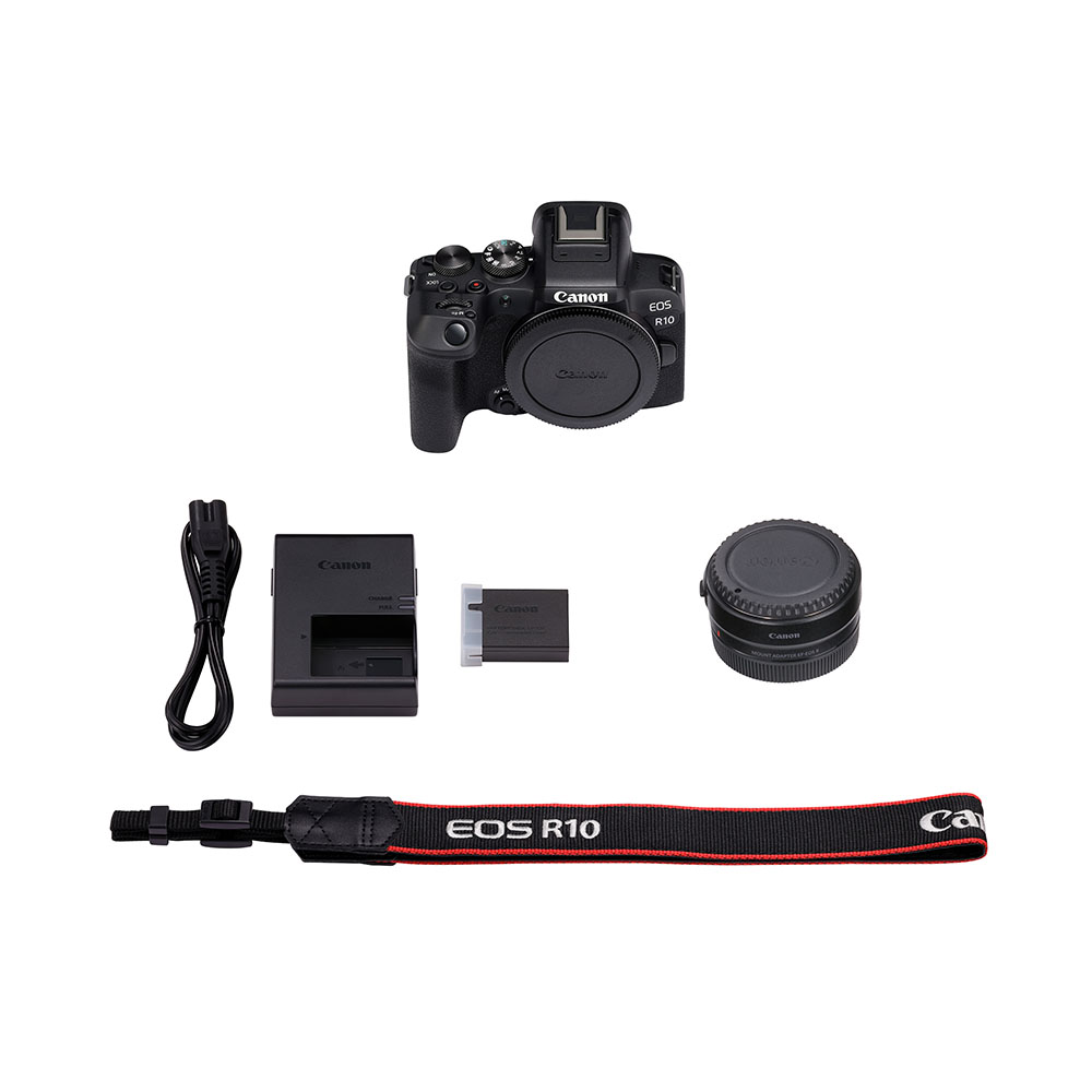 Canon EOS R10 box content
