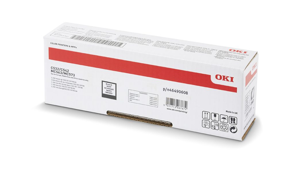 Black Toner - C532/542 MC563/573