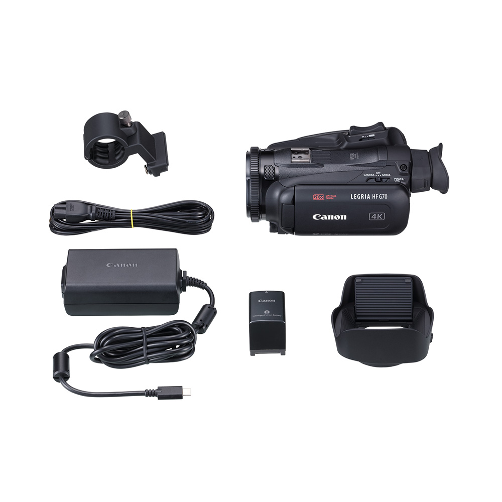 Canon LEGRIA HF G70 Camcorder - What's in the box