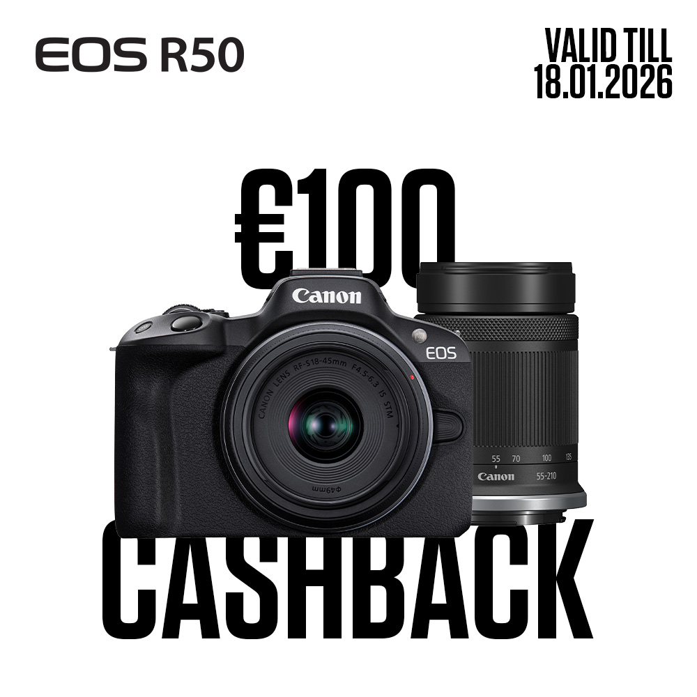 Canon EOS R50 + RF-S 18-45mm + RF-S 55-210mm