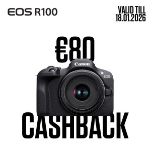Canon EOS R100 + RF-S 18-45mm - Front