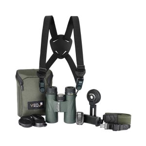 Vanguard VEO ED 10X42 Binoculars Bundle