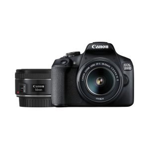 Canon EOS 2000D + EF-S 18-55mm IS II + EF 50mm f/1.8 STM