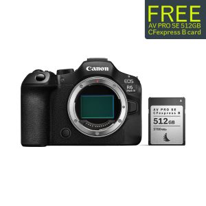 Canon EOS R6 Mark III - Front + FREE Angelbird AV PRO SE 512GB CFexpress B Card