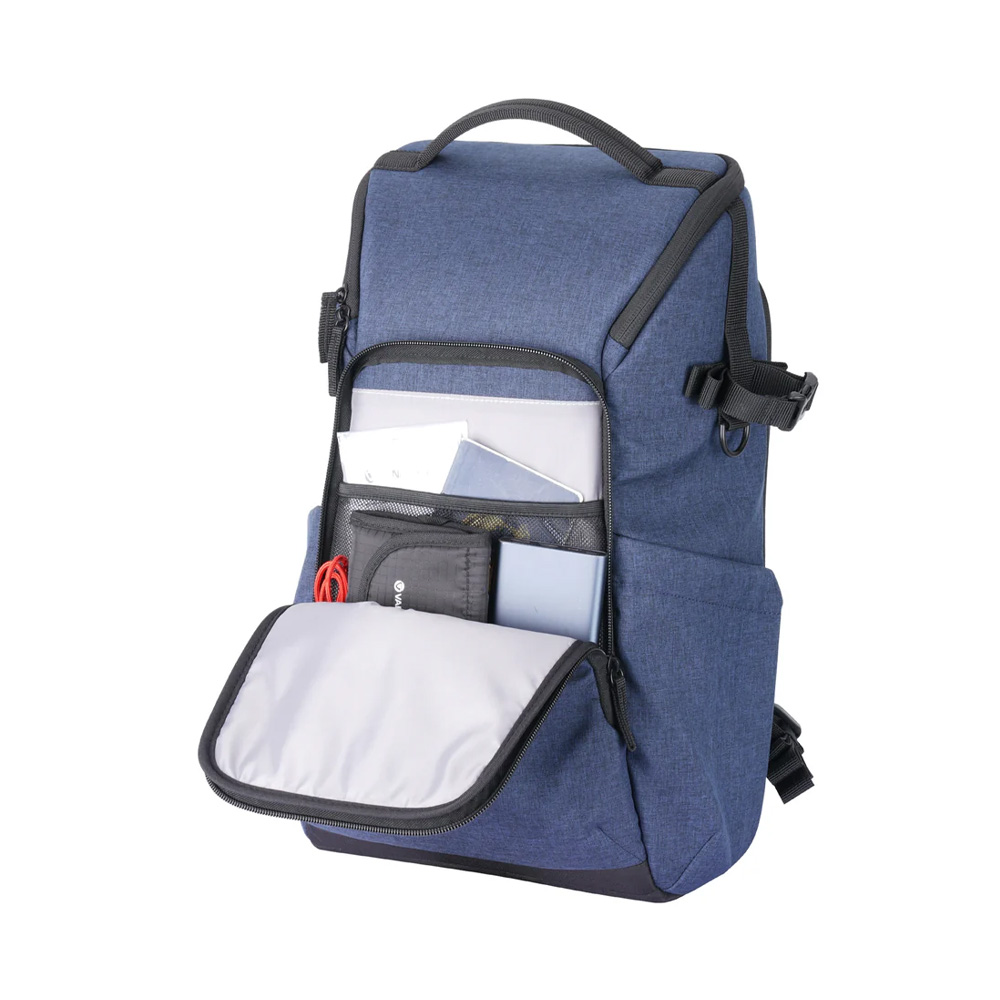 Vanguard VESTA ASPIRE 45 Navy Blue Backpack - Front pockets