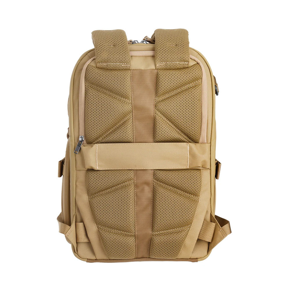 Vanguard VEO Metro B20L Beige Backpack - Rear view