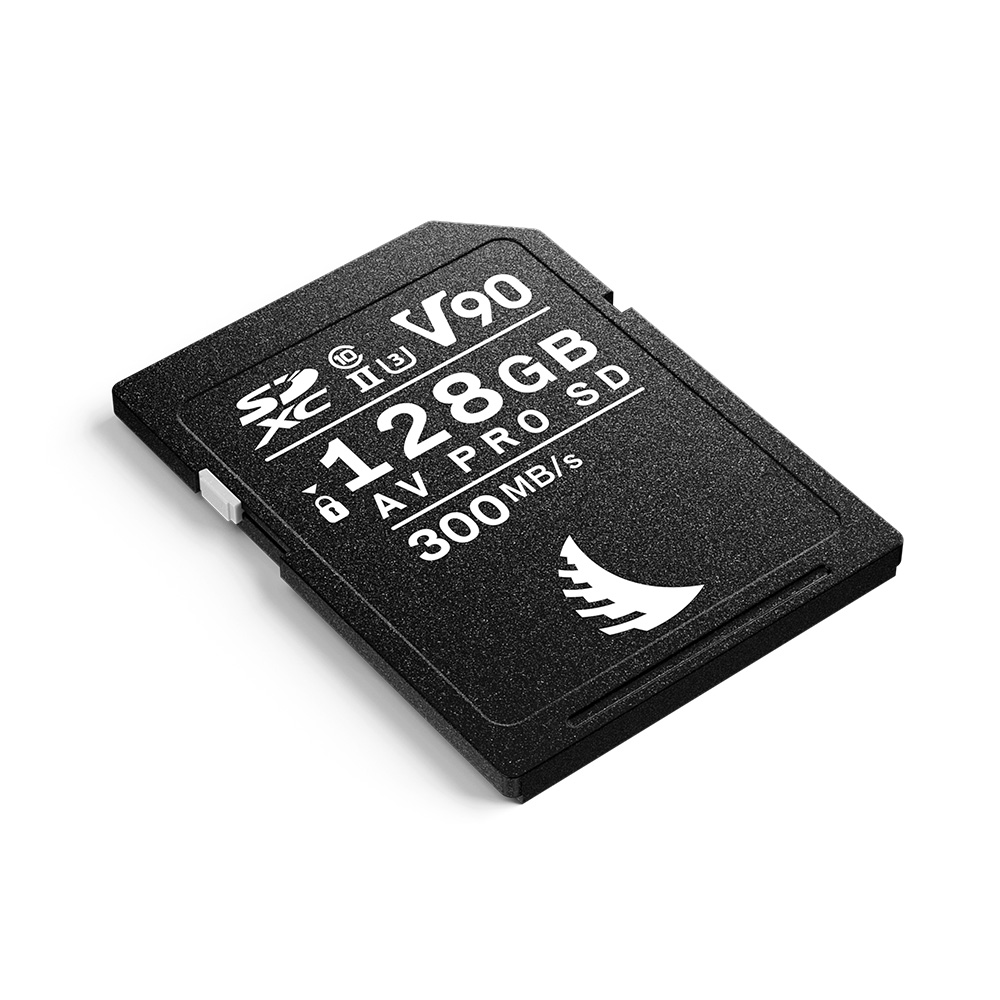 Angelbird AV PRO SD V90 128GB SDXC™ UHS-II Card - Slant