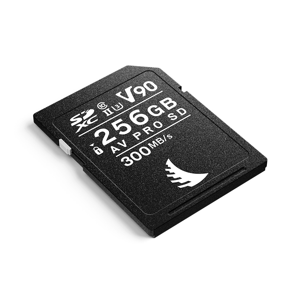 Angelbird AV PRO SD V90 256GB SDXC™ UHS-II Card - Slant