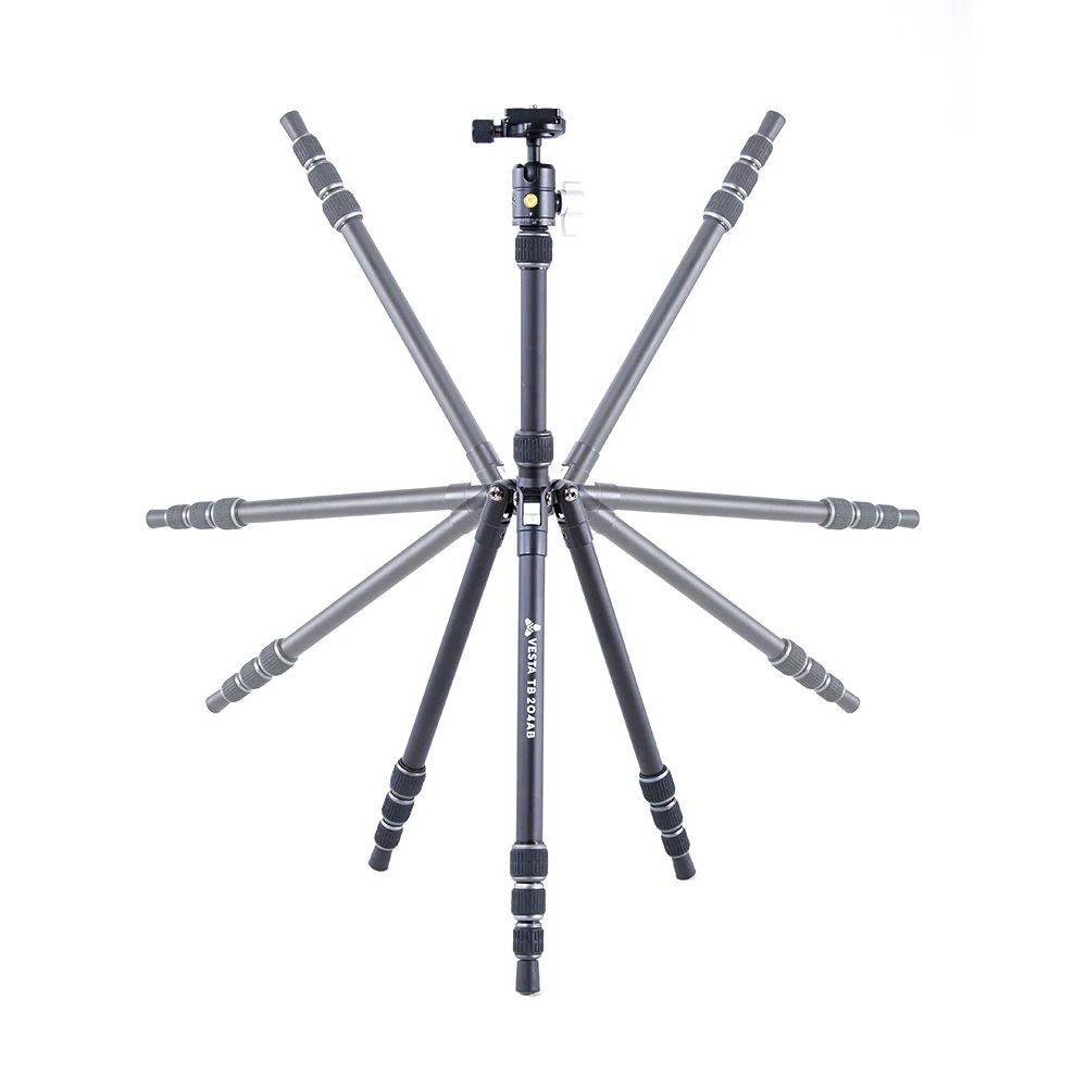 Vanguard VESTA TB 204AB Tripod - Leg positions