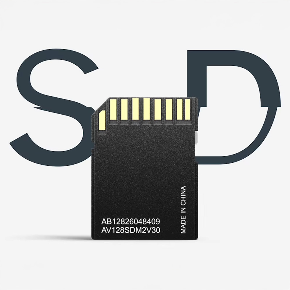 Angelbird AV PRO SD V30 128GB SDXC™ UHS-I Card - Rear