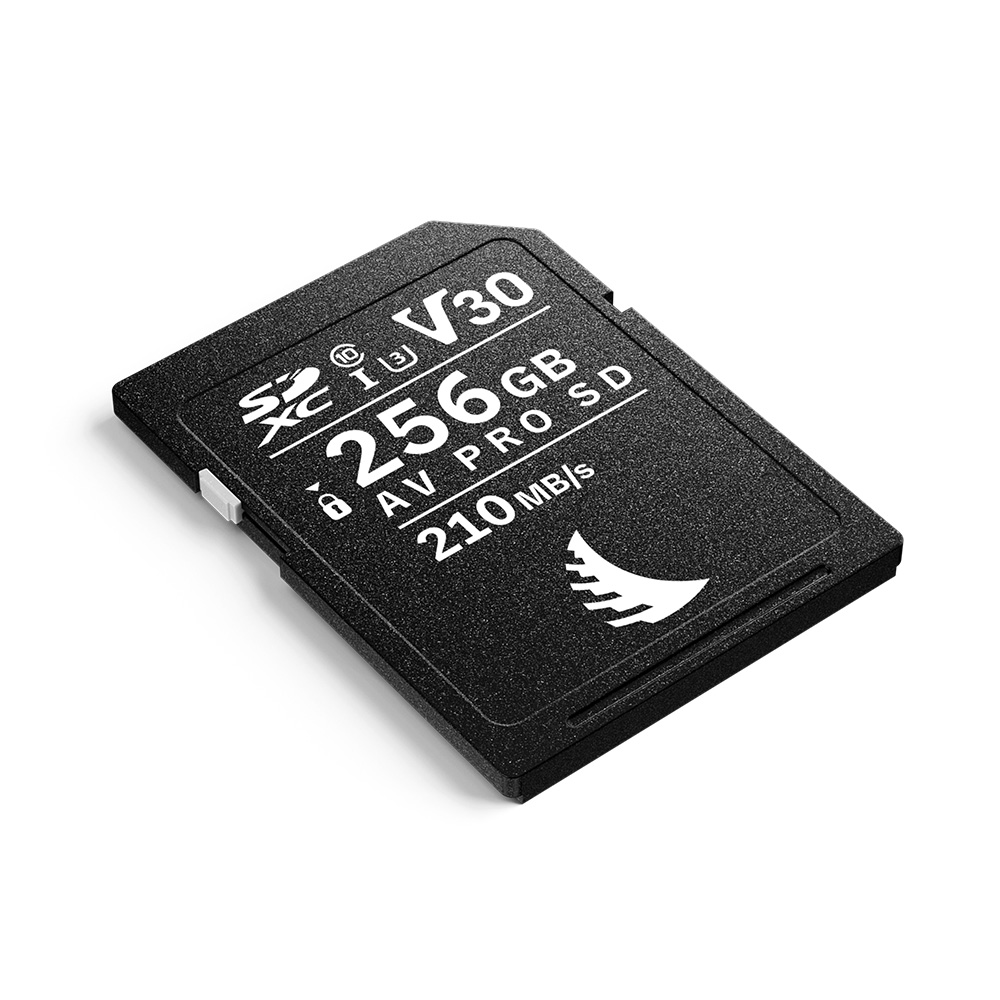 Angelbird AV PRO SD V30 256GB SDXC™ UHS-I Card - Slant